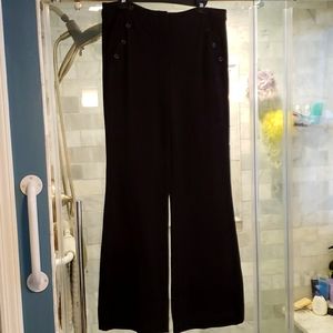 White House Black Market BLACK Flare Leg size 10